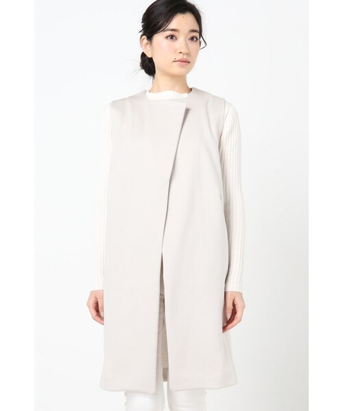 Spick & Span(スピックアンドスパン)の「コットンダンボールニット ジレ(トップス・ブラック/ベージュ・フリー)」の5枚目の写真