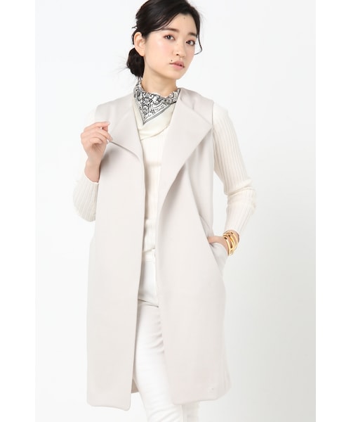 Spick & Span(スピックアンドスパン)の「コットンダンボールニット ジレ(トップス・ブラック/ベージュ・フリー)」の2枚目の写真