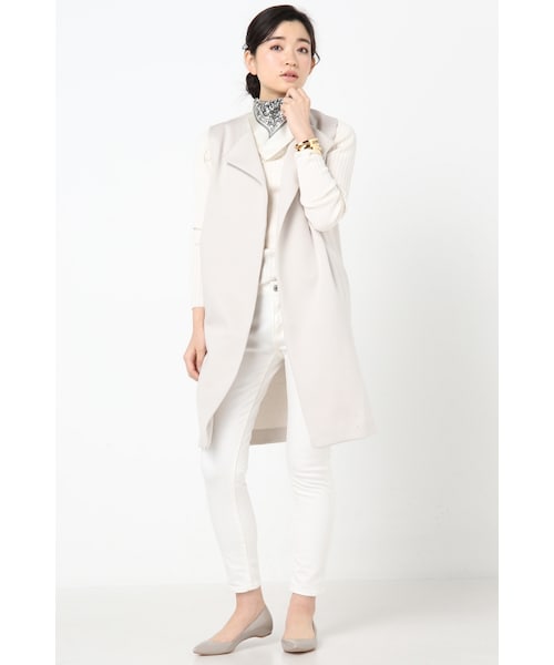 Spick & Span(スピックアンドスパン)の「コットンダンボールニット ジレ(トップス・ブラック/ベージュ・フリー)」の4枚目の写真