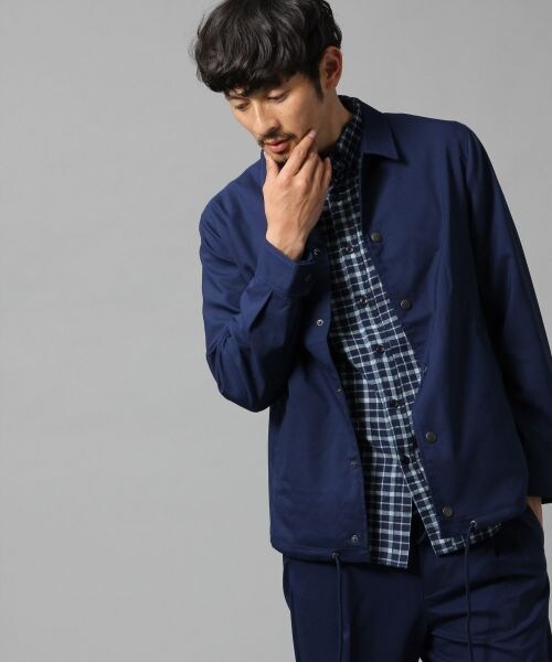 BLISS POINT（ブリスポイント）の「ＴＷＰＵコーチＪＫ（ジャケット/アウター・メンズ・グレー/ブルー・M）」の2枚目の写真