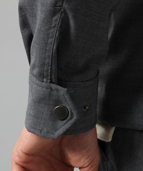 BLISS POINT（ブリスポイント）の「ＴＷＰＵコーチＪＫ（ジャケット/アウター・メンズ・グレー/ブルー・M）」の11枚目の写真