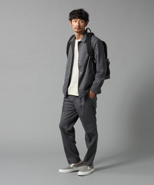 BLISS POINT（ブリスポイント）の「ＴＷＰＵコーチＪＫ（ジャケット/アウター・メンズ・グレー/ブルー・M）」の3枚目の写真