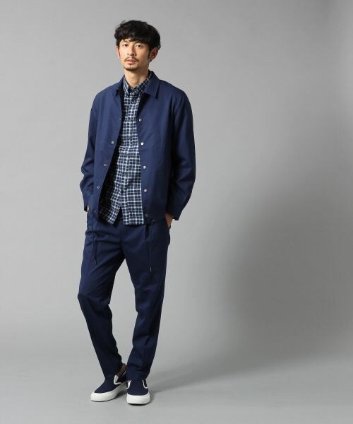 BLISS POINT（ブリスポイント）の「ＴＷＰＵコーチＪＫ（ジャケット/アウター・メンズ・グレー/ブルー・M）」の4枚目の写真