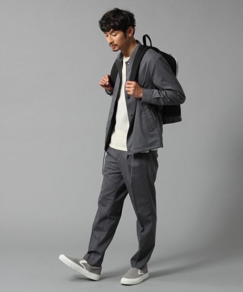 BLISS POINT（ブリスポイント）の「ジグザグボーダーＫＮ（トップス・メンズ・ホワイト/ネイビー・M）」の3枚目の写真