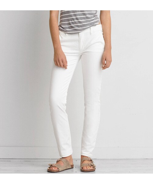 American Eagle(アメリカンイーグル)の「スキニーパンツ(その他パンツ・レディース・ホワイト・2/SHORT/4/SHORT/6/SHORT/8/SHORT/10/SHORT/0/SHORT/00/SHORT)」の1枚目の写真