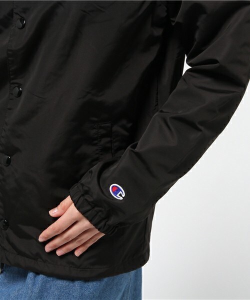 Champion(チャンピオン)の「メンズ チャンピオン アクションスタイル ナイロン コーチジャケット Champion COACH JACKET C3-H603(ナイロンジャケット・メンズ・ブラック/グレー/ネイビー・SMALL/MEDIUM/LARGE/X-LARGE)」の8枚目の写真