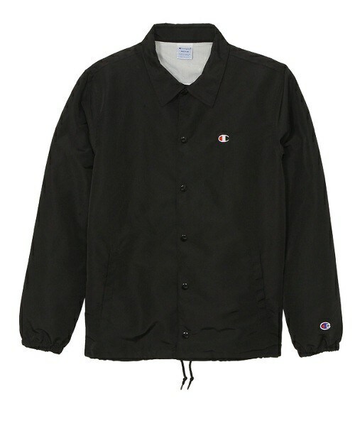 Champion(チャンピオン)の「メンズ チャンピオン アクションスタイル ナイロン コーチジャケット Champion COACH JACKET C3-H603(ナイロンジャケット・メンズ・ブラック/グレー/ネイビー・SMALL/MEDIUM/LARGE/X-LARGE)」の2枚目の写真