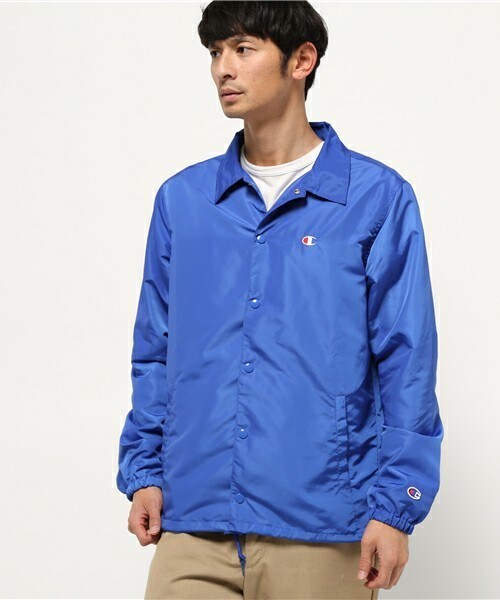 Champion(チャンピオン)の「メンズ チャンピオン アクションスタイル ナイロン コーチジャケット Champion COACH JACKET C3-H603(ナイロンジャケット・メンズ・ブラック/グレー/ネイビー・SMALL/MEDIUM/LARGE/X-LARGE)」の16枚目の写真