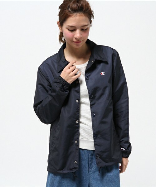 Champion(チャンピオン)の「メンズ チャンピオン アクションスタイル ナイロン コーチジャケット Champion COACH JACKET C3-H603(ナイロンジャケット・メンズ・ブラック/グレー/ネイビー・SMALL/MEDIUM/LARGE/X-LARGE)」の15枚目の写真