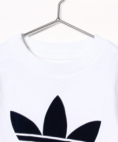adidas（アディダス）の「ベビー キッズ アディダス Tシャツ FLEECE TEE AJ0003（Tシャツ/カットソー・キッズ・ホワイト・12M/2T/4T/5T/6T）」の3枚目の写真