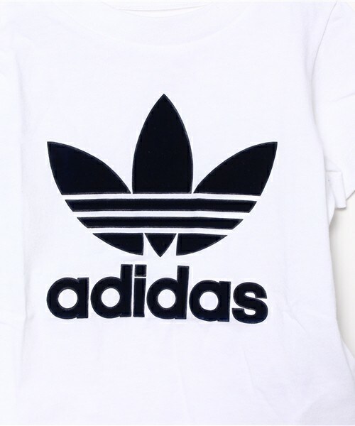 adidas（アディダス）の「ベビー キッズ アディダス Tシャツ FLEECE TEE AJ0003（Tシャツ/カットソー・キッズ・ホワイト・12M/2T/4T/5T/6T）」の4枚目の写真
