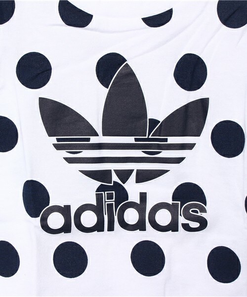 adidas ドット柄 クロップドジャケット Tシャツ セット　希少 adidas ドット柄 クロップドジャケット Tシャツ セット 希少