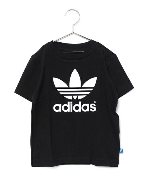 adidas（アディダス）の「ベビー キッズ アディダス トレフォイル Tシャツ TREFOIL TEE AO0060 AO0061 AO0062（Tシャツ/カットソー・キッズ・ホワイト/ブラック/レッド・110/120/130/140）」の3枚目の写真