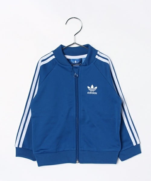 adidas（アディダス）の「ベビー キッズ アディダス スーパースター ジャージセット adidas Originals SS TRACKSUITS AJ6088 AJ6089（ジャージ・キッズ・ブルー/レッド・12M/2T/4T/5T/6T）」の3枚目の写真