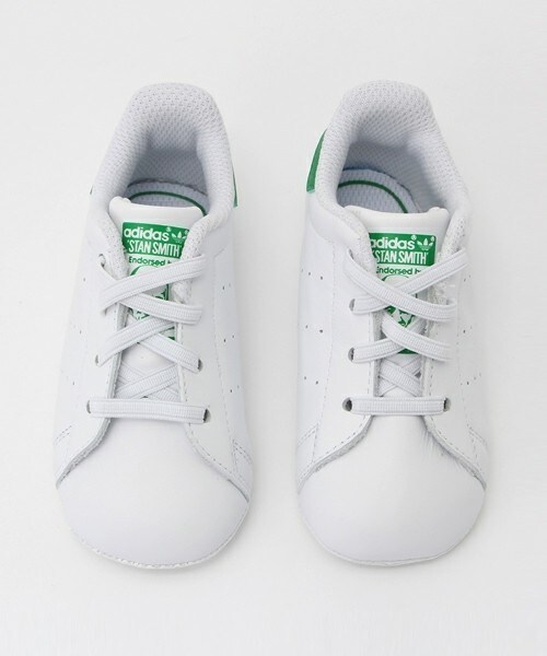 adidas（アディダス）の「ベビー キッズ アディダス スタンスミス クリブ STAN SMITH CRIB B24101（スニーカー・キッズ・ホワイト・9cm/10cm/11cm/12cm）」の5枚目の写真