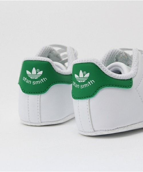 adidas（アディダス）の「ベビー キッズ アディダス スタンスミス クリブ STAN SMITH CRIB B24101（スニーカー・キッズ・ホワイト・9cm/10cm/11cm/12cm）」の7枚目の写真
