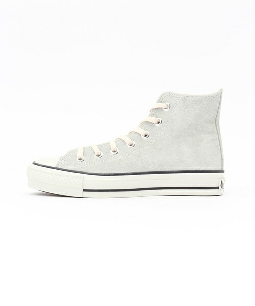 CONVERSE（コンバース）の「日本製 レディースサイズ コンバース オールスター CONVERSE SUEDE AS J HI GRY 32058967（スニーカー・レディース・グレー・23cm/23.5cm）」の2枚目の写真