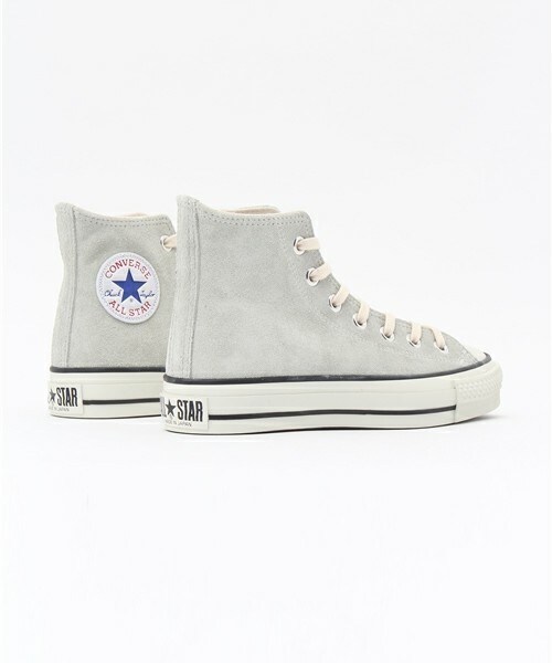 CONVERSE（コンバース）の「日本製 レディースサイズ コンバース オールスター CONVERSE SUEDE AS J HI GRY 32058967（スニーカー・レディース・グレー・23cm/23.5cm）」の4枚目の写真
