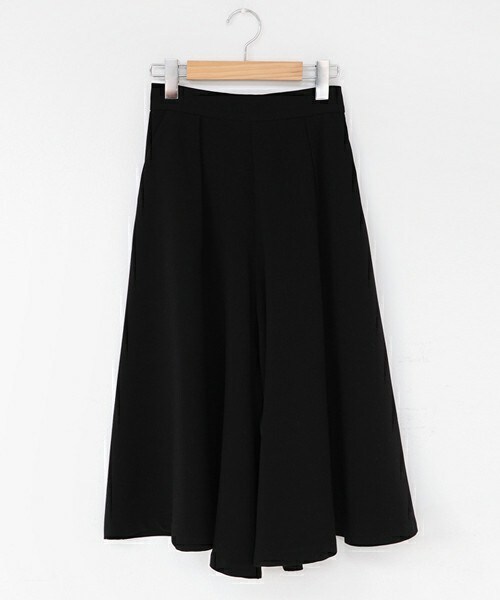 DHOLIC（ディーホリック）の「ウエストゴムクロップドワイドパンツ（その他パンツ・レディース・ベージュ/ホワイトアイボリー/ブラック/ライトスカイブルー・FREE）」の3枚目の写真