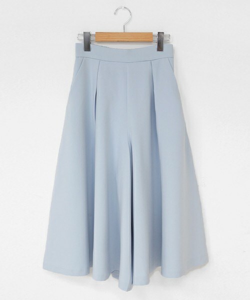 DHOLIC（ディーホリック）の「ウエストゴムクロップドワイドパンツ（その他パンツ・レディース・ベージュ/ホワイトアイボリー/ブラック/ライトスカイブルー・FREE）」の4枚目の写真