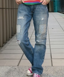 GAP | パッチワークデニム(デニムパンツ)