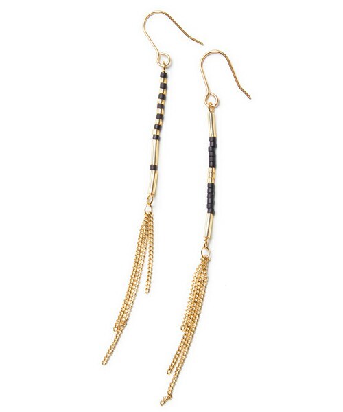 DRWCYS（ドロシーズ）の「フリンジチェーンピアス（ピアス（両耳用）・レディース・ブルー/ホワイト/ブラック・FREE）」の3枚目の写真