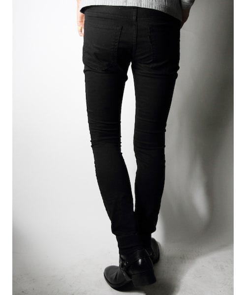 JACKROSE（ジャックローズ）の「ダメージタイトスキニーカラーパンツ（パンツ・メンズ・ブラック・S/M/L/XL）」の2枚目の写真