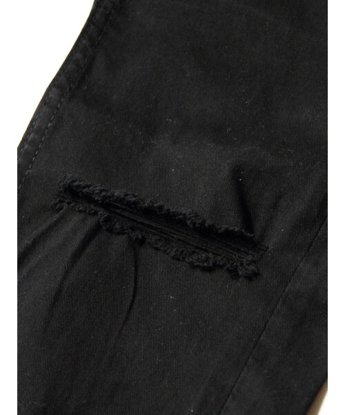 JACKROSE（ジャックローズ）の「ダメージタイトスキニーカラーパンツ（パンツ・メンズ・ブラック・S/M/L/XL）」の4枚目の写真