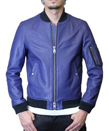 JACKROSE（ジャックローズ）の「ゴートレザーMA-1（）」 - WEAR