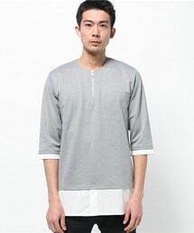 UNION STATION | フェイクシャツレイヤードカットソー(Tシャツ/カットソー)