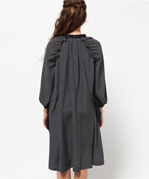 FRAPBOIS（フラボア）の「タイリボン（ワンピース・レディース・ブラック/ネイビー・1）」の5枚目の写真