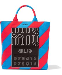miu miu | Miu Miu Printed Twill Tote(トートバッグ)