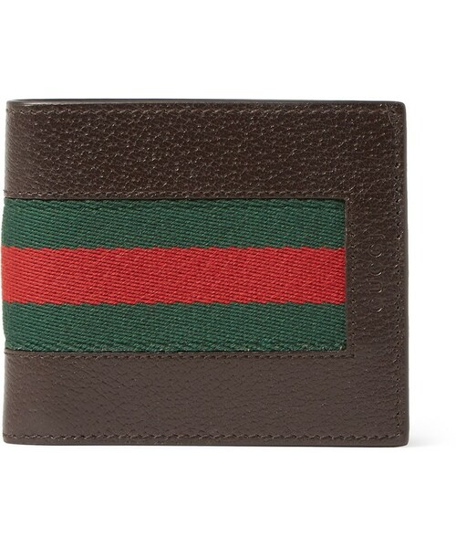 gucci stripe wallet