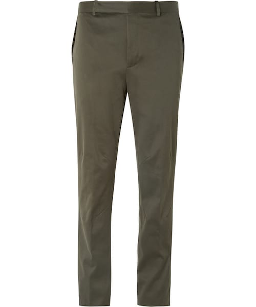 BALENCIAGA(バレンシアガ)の「Balenciaga Slim-Fit Cotton-Twill Chinos(その他パンツ・メンズ・Green・IT44/IT46/IT48/IT50/IT52/IT54)」の1枚目の写真