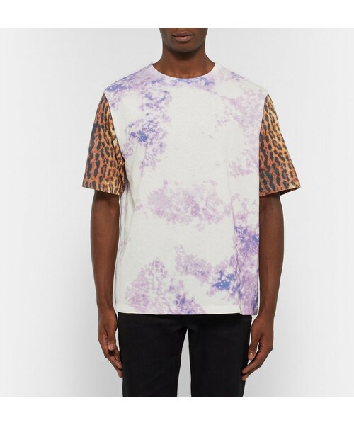 【SAINT LAURENT】Tie Dye Leopard T-Shirt【即発送】 Saint Laurent（サンローラン）の「Saint Laurent Tie-Dyed and