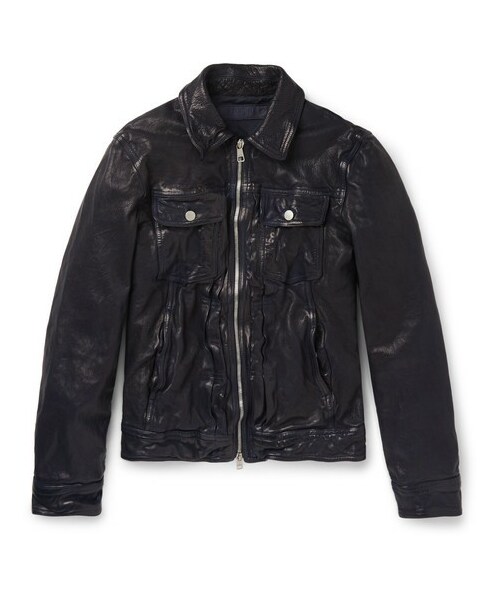 Neil Barrett Leather Jacket Black – NEIL ニールバレット jacket