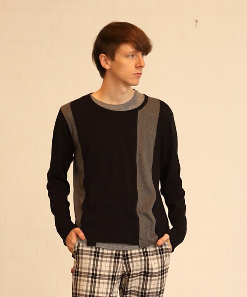 VIRGOwearworks（ヴァルゴウェアワークス）の「RATTLE SWITCH カットソー（トップス・メンズ・KHAKI/BLACK・2/3/4）」の10枚目の写真