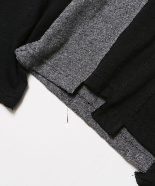 VIRGOwearworks（ヴァルゴウェアワークス）の「RATTLE SWITCH カットソー（トップス・メンズ・KHAKI/BLACK・2/3/4）」の7枚目の写真