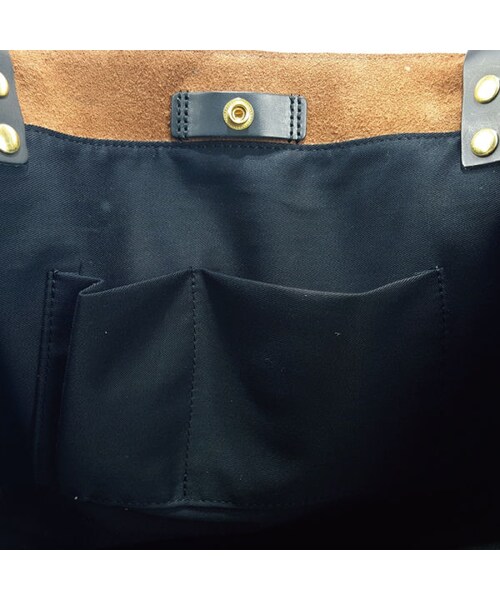 CALL&RESPONSE（コールアンドレスポンス）の「【日本製】迷彩スウェードレザービッグトート　　161-1674-02（トートバッグ・メンズ・その他）」の2枚目の写真