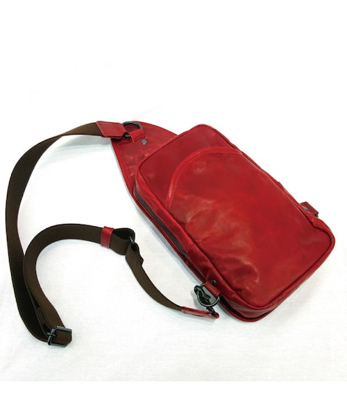 CALL&RESPONSE（コールアンドレスポンス）の「【日本製】ホースレザーボディバッグ　/ 161-1674-04（ボディバッグ/ウエストポーチ・メンズ・その他）」の3枚目の写真