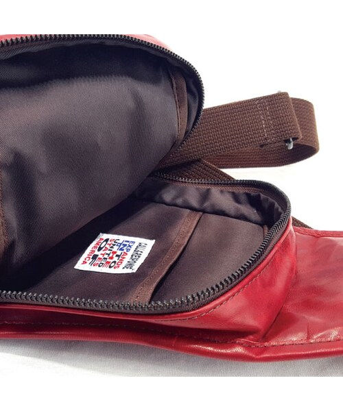 CALL&RESPONSE（コールアンドレスポンス）の「【日本製】ホースレザーボディバッグ　/ 161-1674-04（ボディバッグ/ウエストポーチ・メンズ・その他）」の5枚目の写真