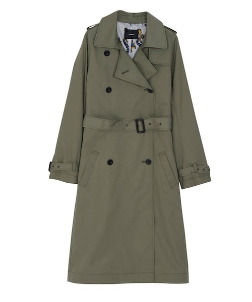 MURUA（ムルーア）の「【FEMININE】Aライントレンチコート（ジャケット/アウター・レディース・ベージュ/カーキ・1/2）」の2枚目の写真