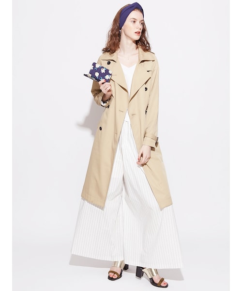 MURUA（ムルーア）の「【FEMININE】Aライントレンチコート（ジャケット/アウター・レディース・ベージュ/カーキ・1/2）」の5枚目の写真