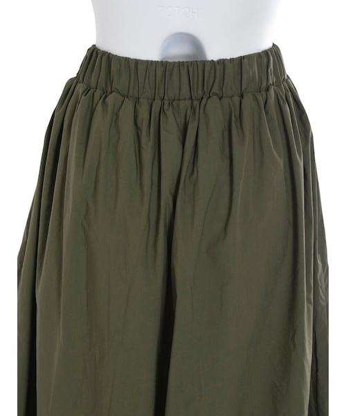 MURUA（ムルーア）の「【MODE】ギャザーワイドバギーパンツ（パンツ・レディース・ブラック/カーキ/ミックス・1/2）」の9枚目の写真