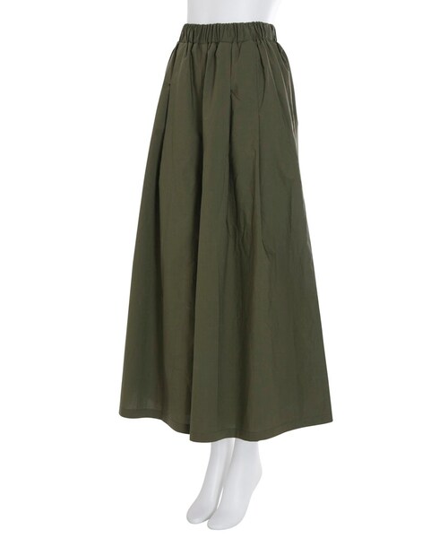 MURUA（ムルーア）の「【MODE】ギャザーワイドバギーパンツ（パンツ・レディース・ブラック/カーキ/ミックス・1/2）」の7枚目の写真