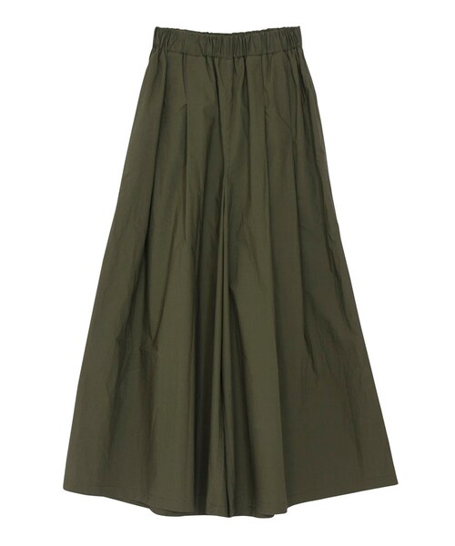 MURUA（ムルーア）の「【MODE】ギャザーワイドバギーパンツ（パンツ・レディース・ブラック/カーキ/ミックス・1/2）」の2枚目の写真