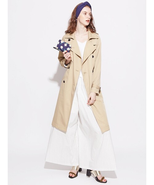 MURUA（ムルーア）の「【MODE】ギャザーワイドバギーパンツ（パンツ・レディース・ブラック/カーキ/ミックス・1/2）」の5枚目の写真