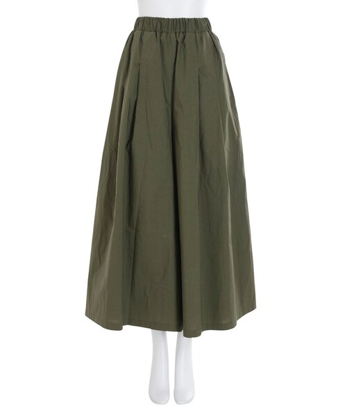 MURUA（ムルーア）の「【MODE】ギャザーワイドバギーパンツ（パンツ・レディース・ブラック/カーキ/ミックス・1/2）」の6枚目の写真