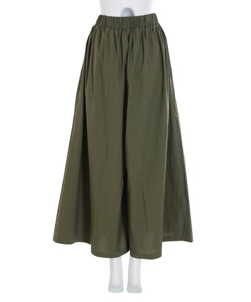 MURUA（ムルーア）の「【MODE】ギャザーワイドバギーパンツ（パンツ・レディース・ブラック/カーキ/ミックス・1/2）」の8枚目の写真