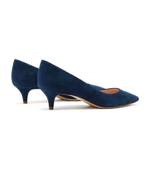 FABIO RUSCONI（ファビオルスコーニ）の「【FABIO RUSCONI】ローヒール本革スエードプレーンパンプス (F61102)（パンプス・レディース・ブルー/キャメル・35/36/37/38/39）」の5枚目の写真